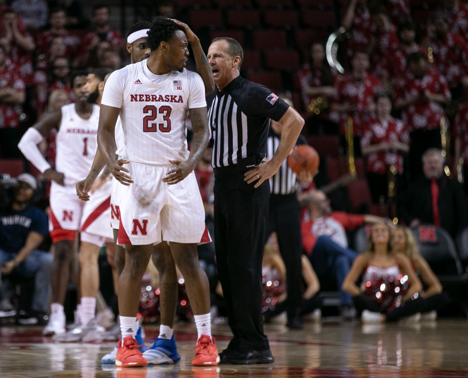 Nebraska Basketball vs. Michigan State Photo No. 6